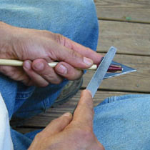 How to Quickly Sharpen Broadheads 
